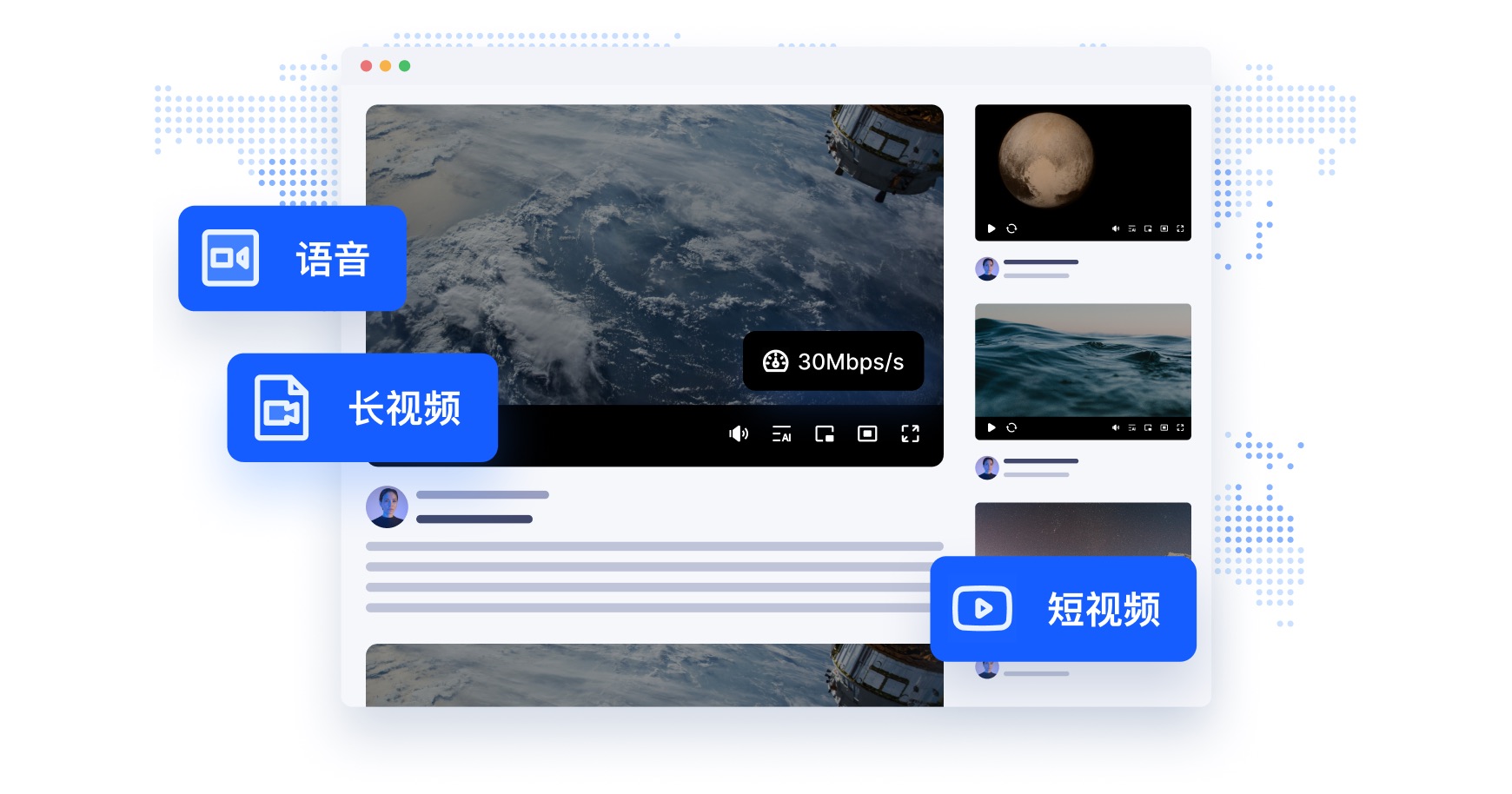BytePlus 音视频内容分发场景示意
